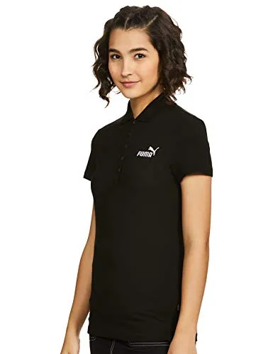 PUMA Women's' Solid Regular T-Shirt (58677901 Black M)