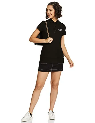 PUMA Women's' Solid Regular T-Shirt (58677901 Black M)