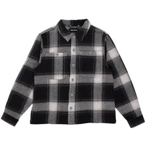 Quasi Maar Long Sleeve Button Up Shirt Gravel