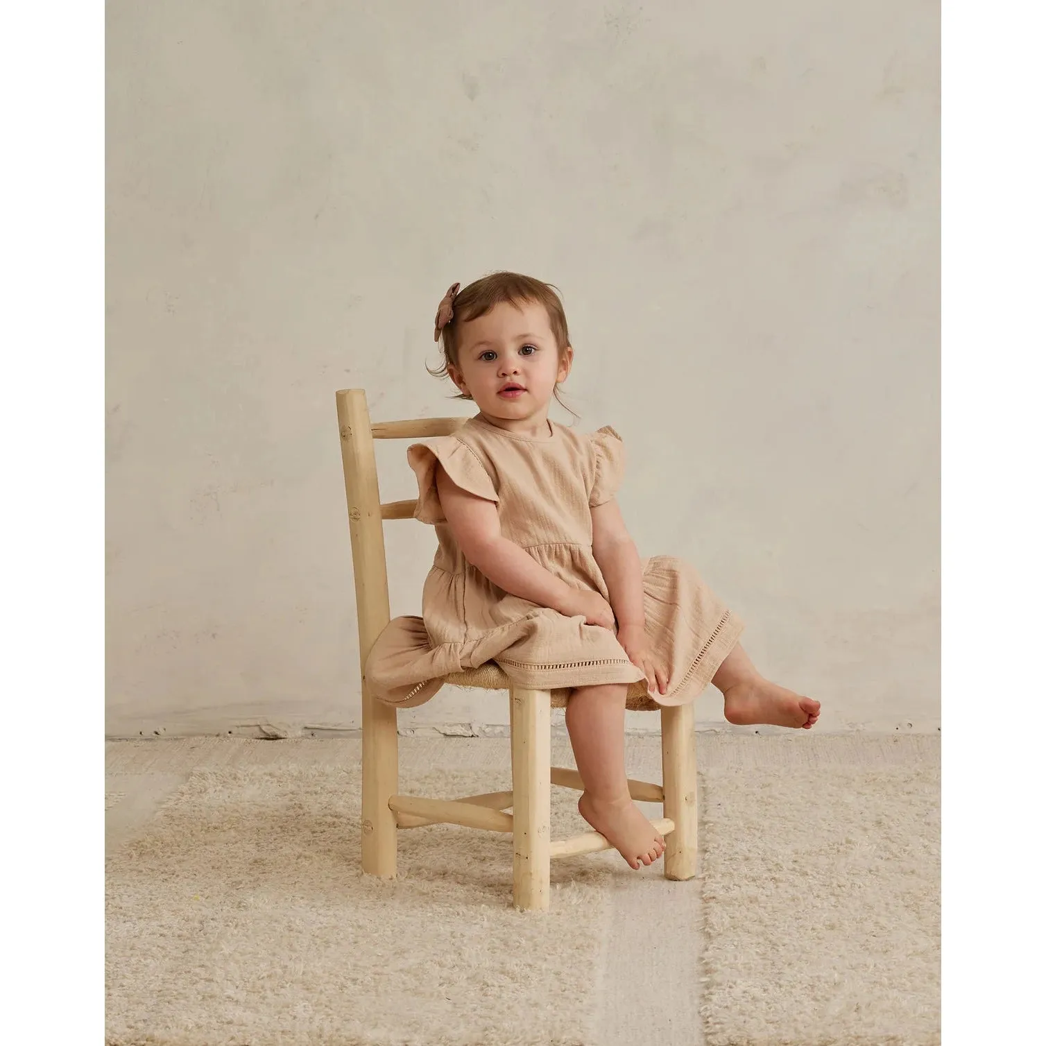 Quincy Mae Apricot Lily Dress   Bloomer Set