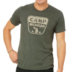 "Michigan Campground" Men's Crew T-Shirt CLEARANCE