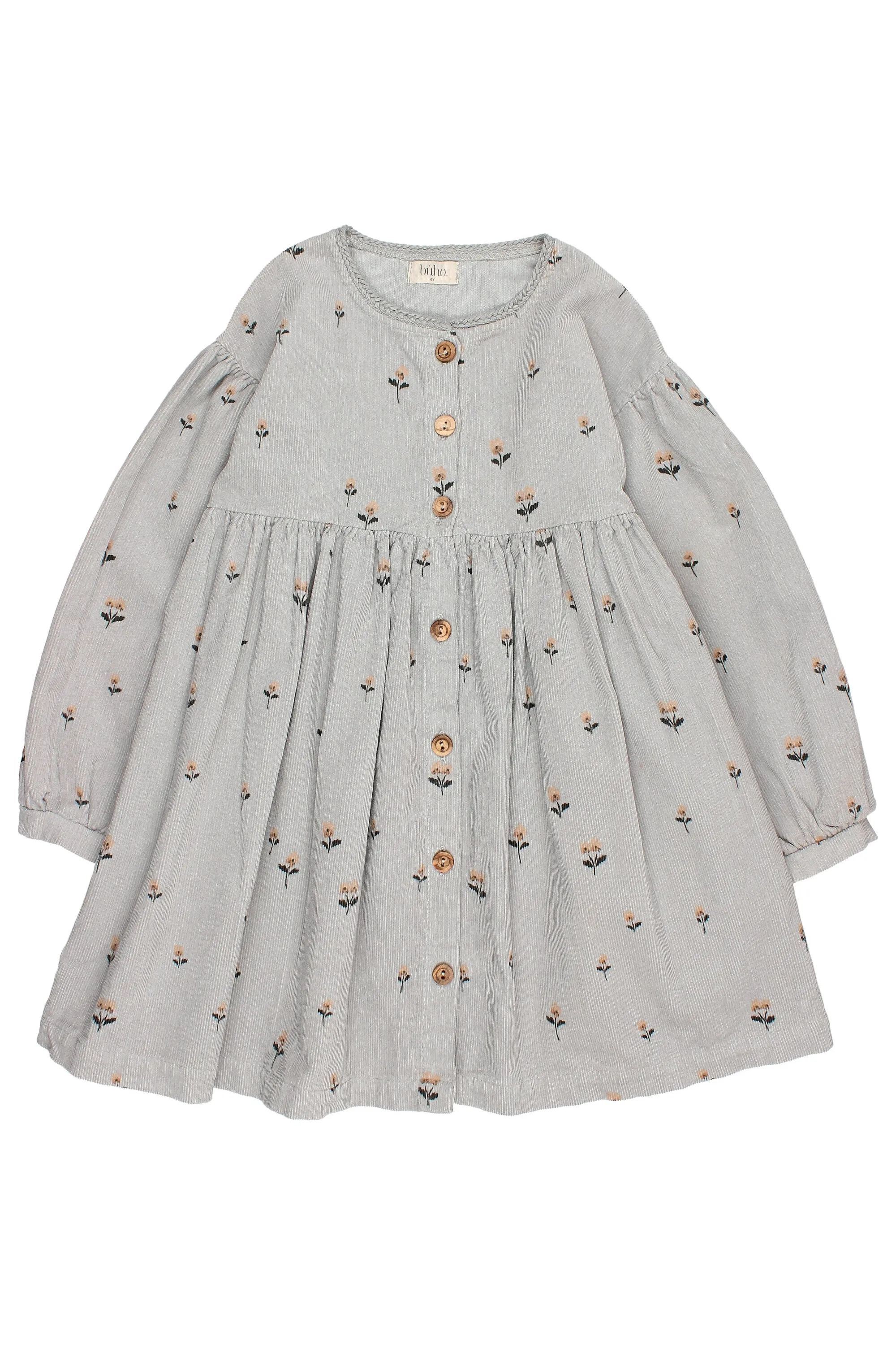 "Romilly" Embroidered Flower Cord Dress (3-6Y)
