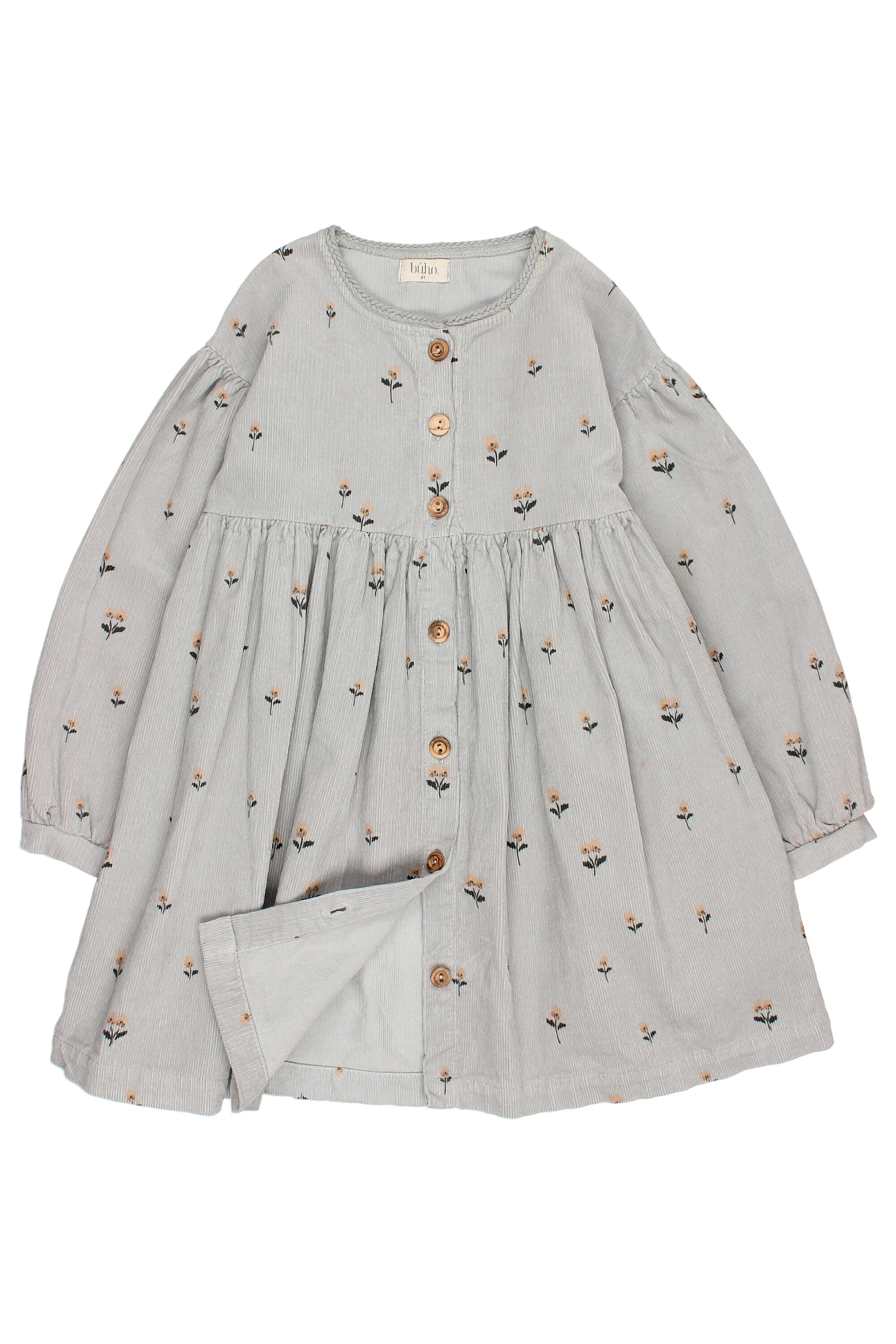 "Romilly" Embroidered Flower Cord Dress (3-6Y)