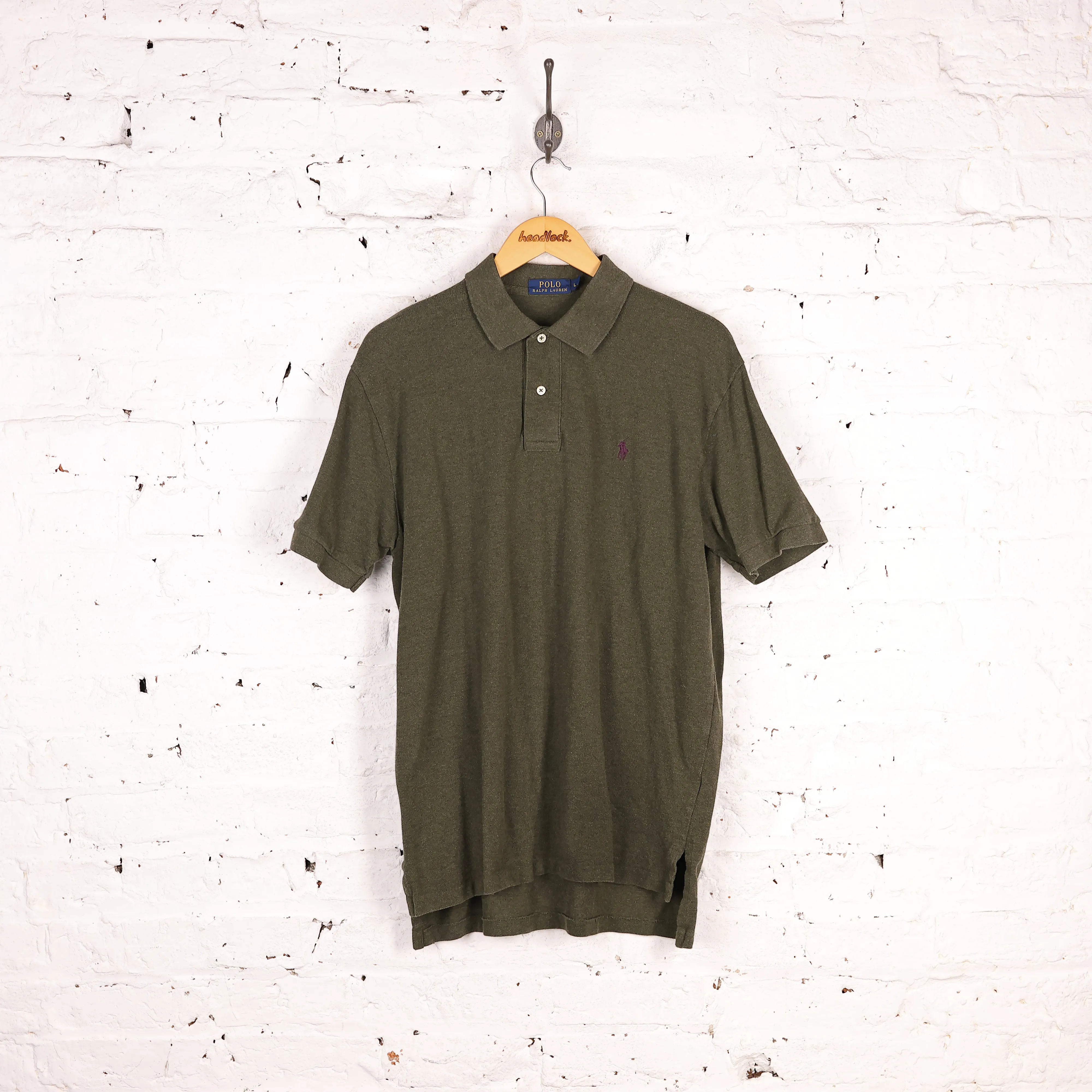 Ralph Lauren Short Sleeve Polo Shirt - Green - L