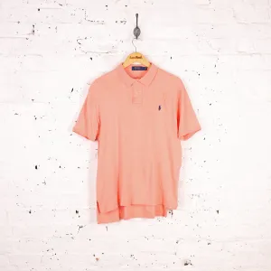 Ralph Lauren Short Sleeve Polo Shirt - Orange- M