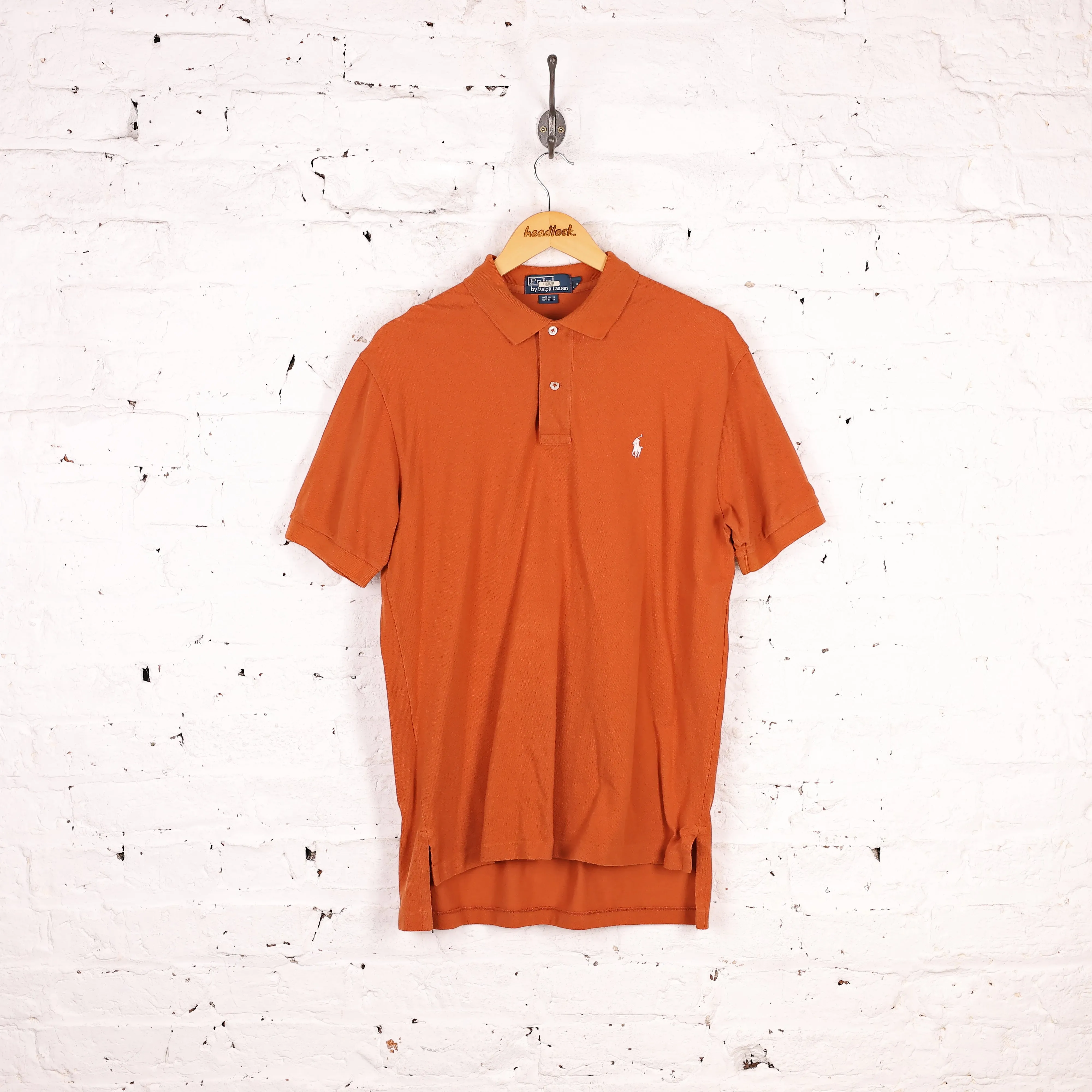 Ralph Lauren Short Sleeve Polo Shirt - Orange - M