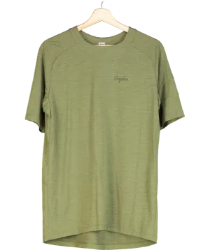 REISS Green Trail Technical T-shirt UK M