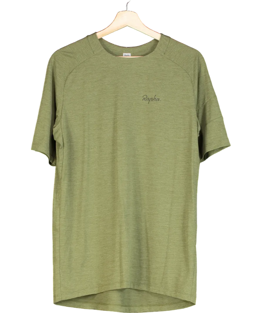 REISS Green Trail Technical T-shirt UK M