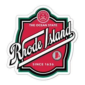 Rhode Island Label Sticker