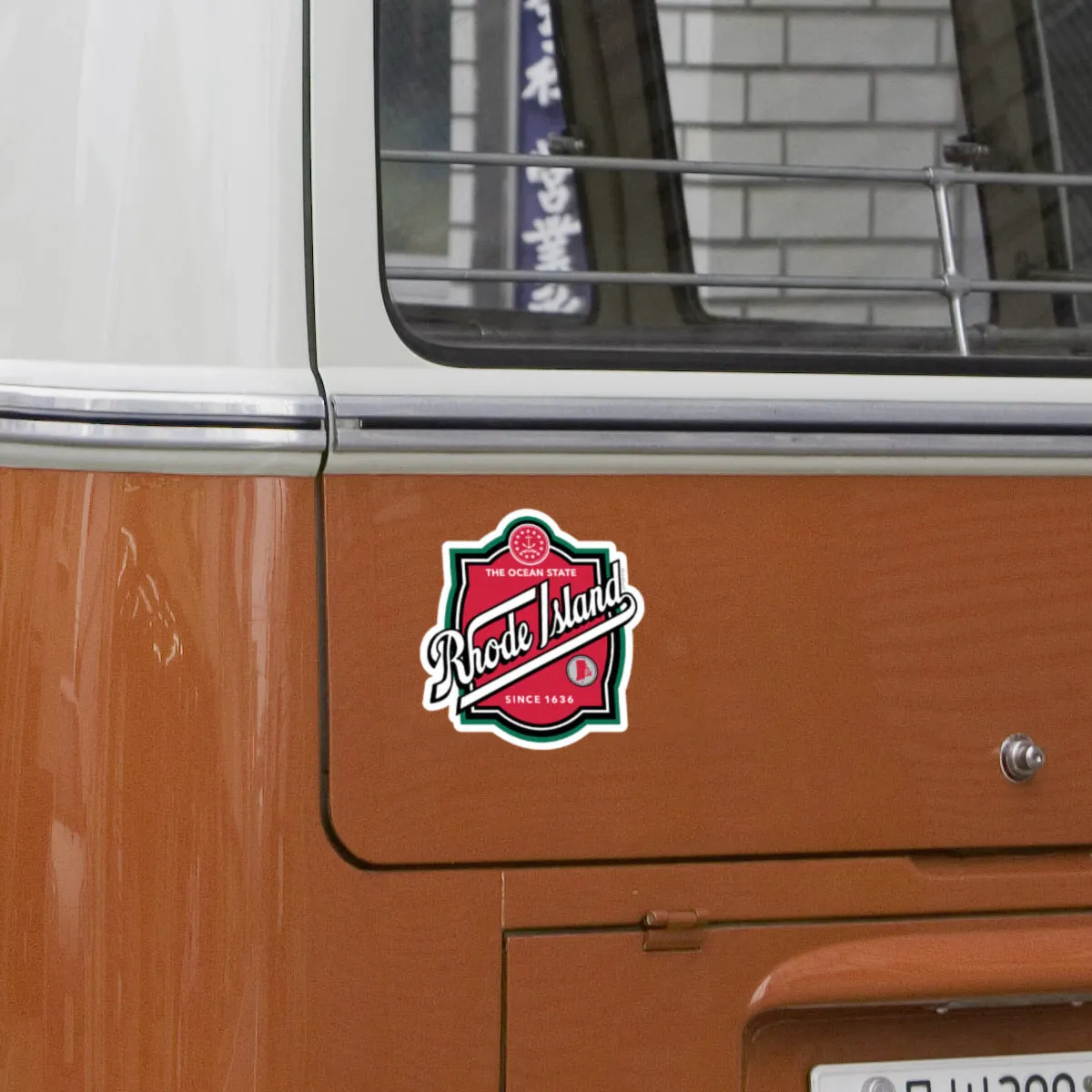 Rhode Island Label Sticker