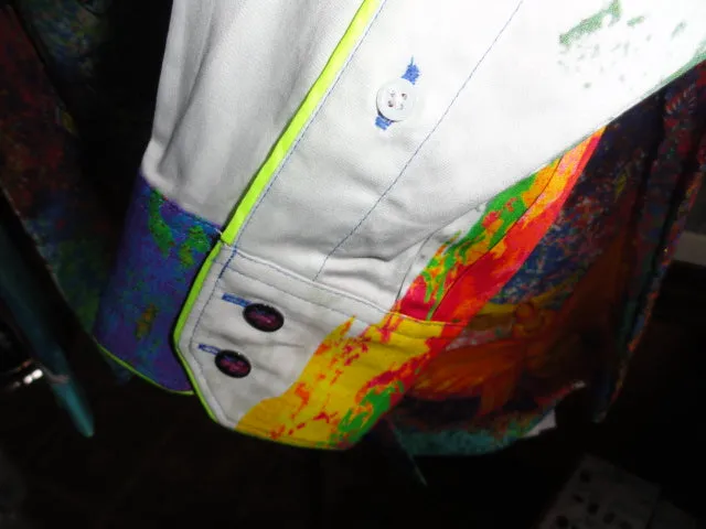 Robert Graham Fogel Limited Edition Long Sleeve Shirt Medium Size