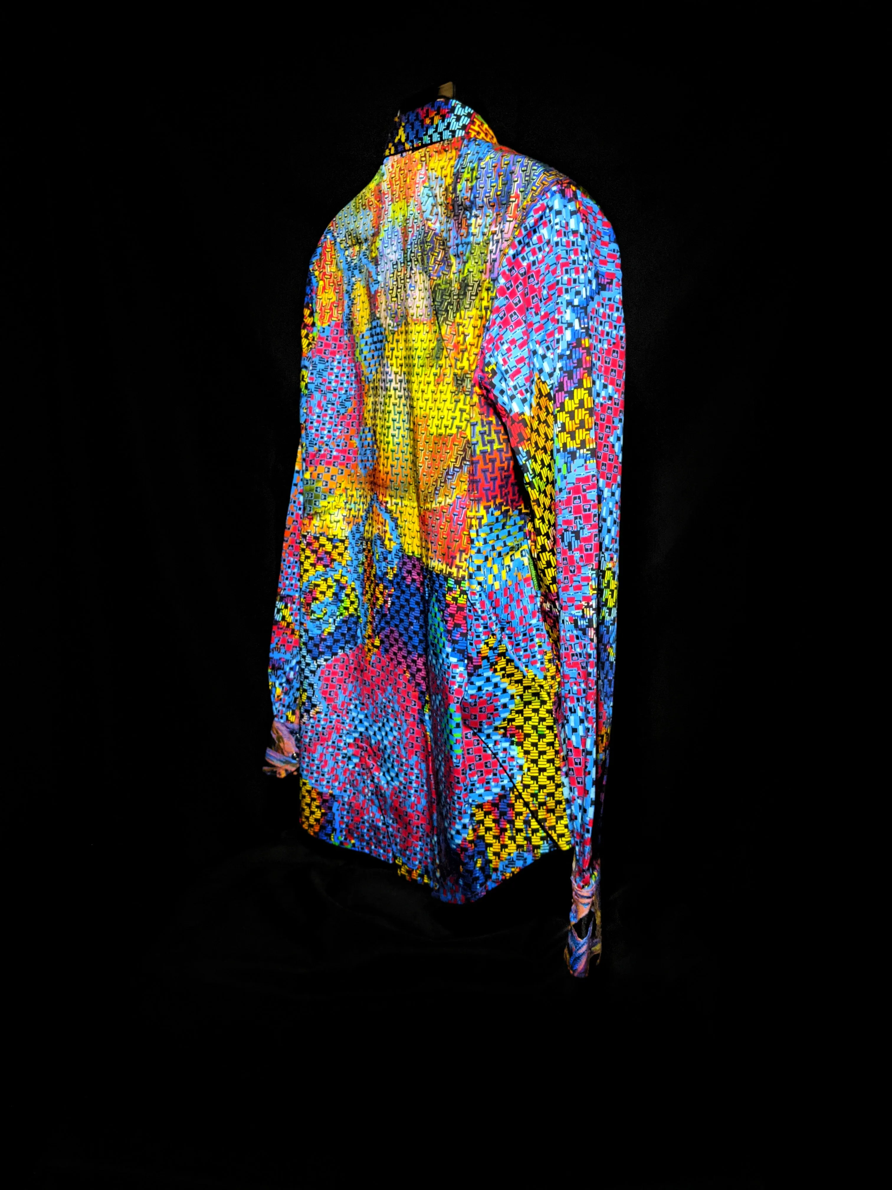 Robert Graham Hot Shot Embroidered Shirt L NEW