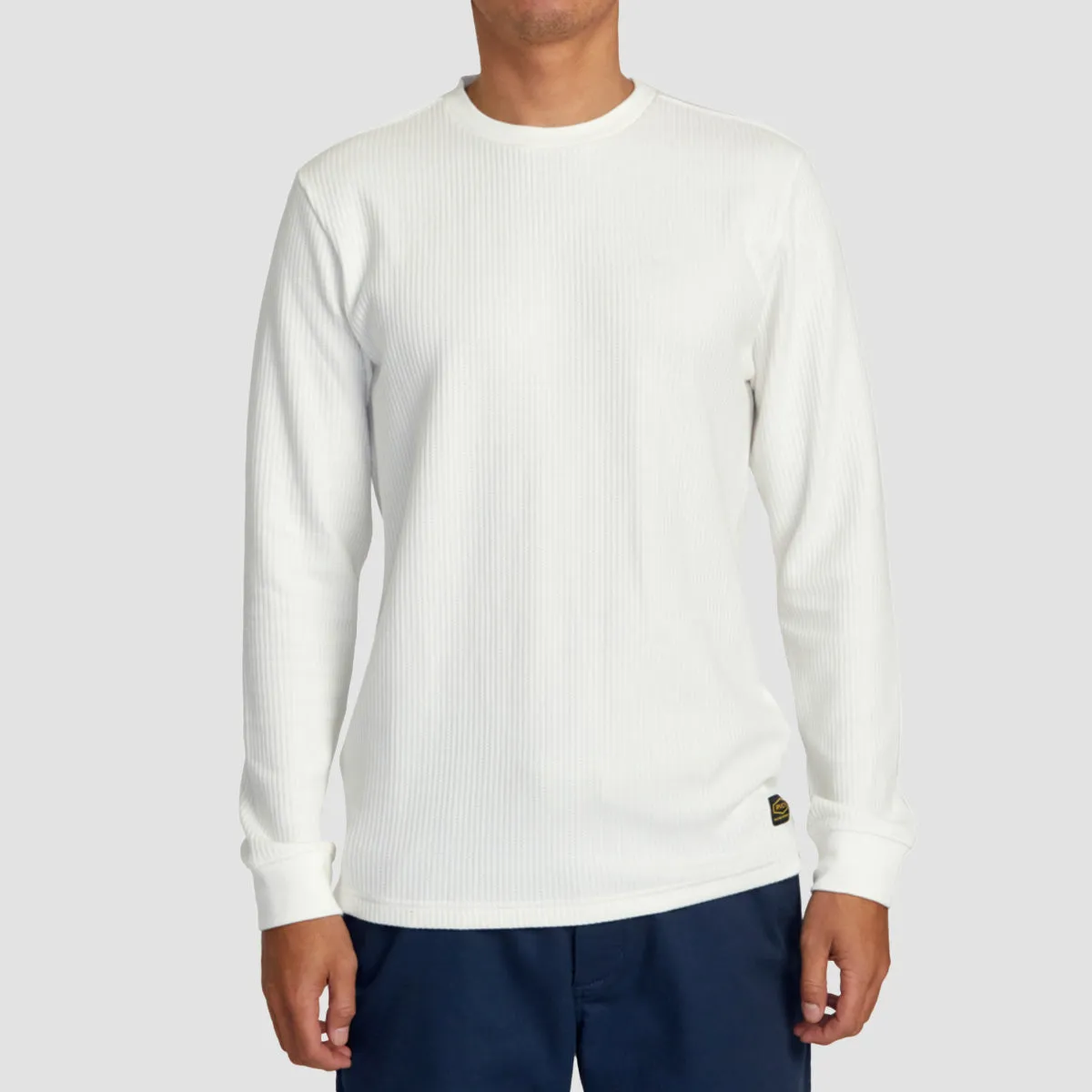 RVCA Day Shift Thermal Longsleeve T-Shirt Off White