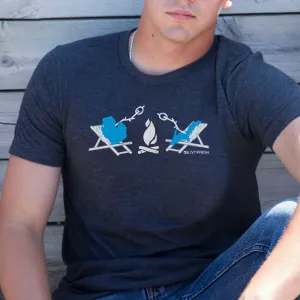 SALE "Michigan Campfire" Men's Crew T-Shirt