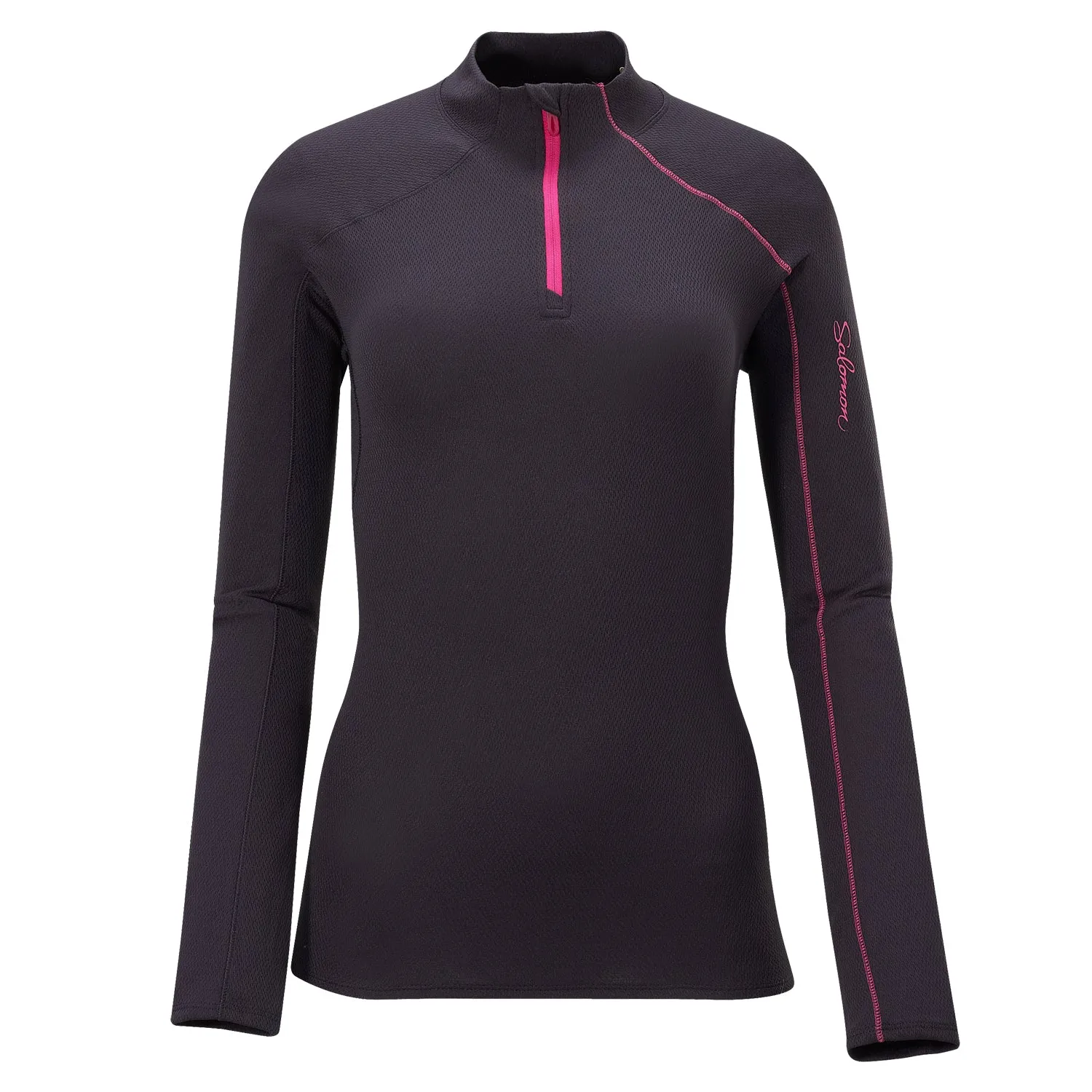 Salomon Women's Fleet LS II 1/2 Zip Tee