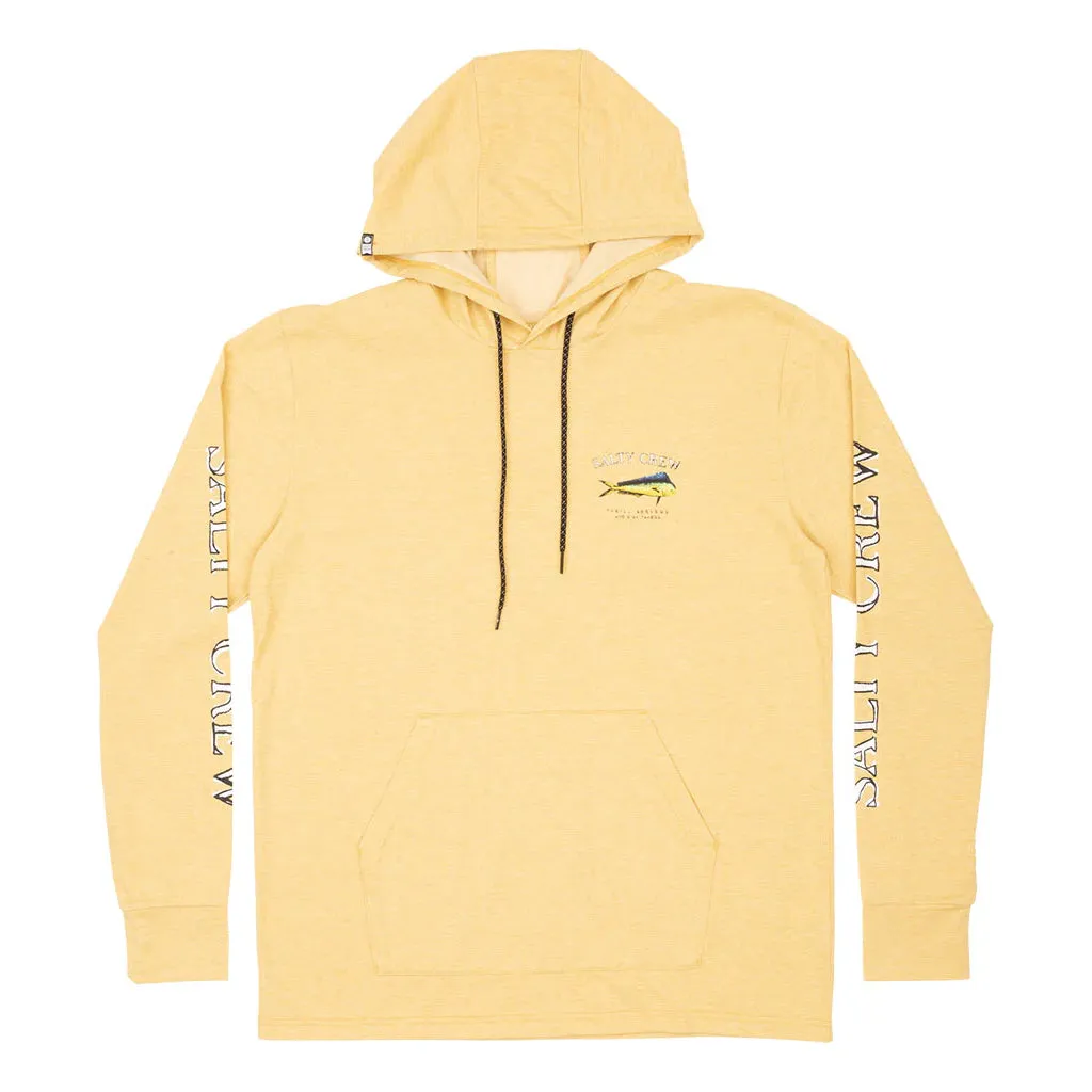 Salty Crew El Dorado Hood Tech Tee - Kelp Green