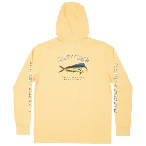 Salty Crew El Dorado Hood Tech Tee - Kelp Green