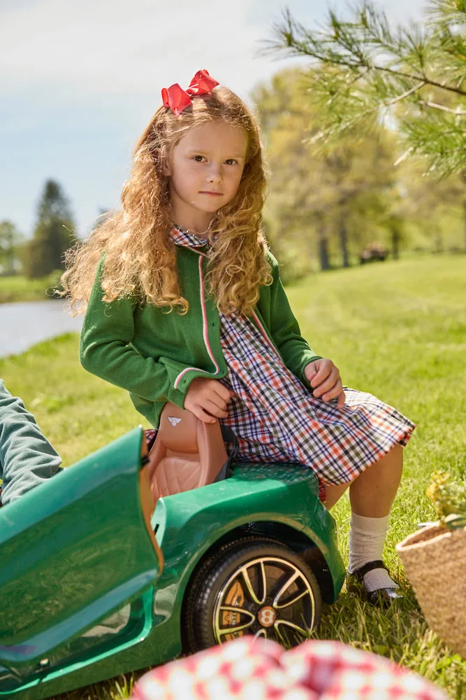 Sammy Smocked Dress -- Claiborne Plaid