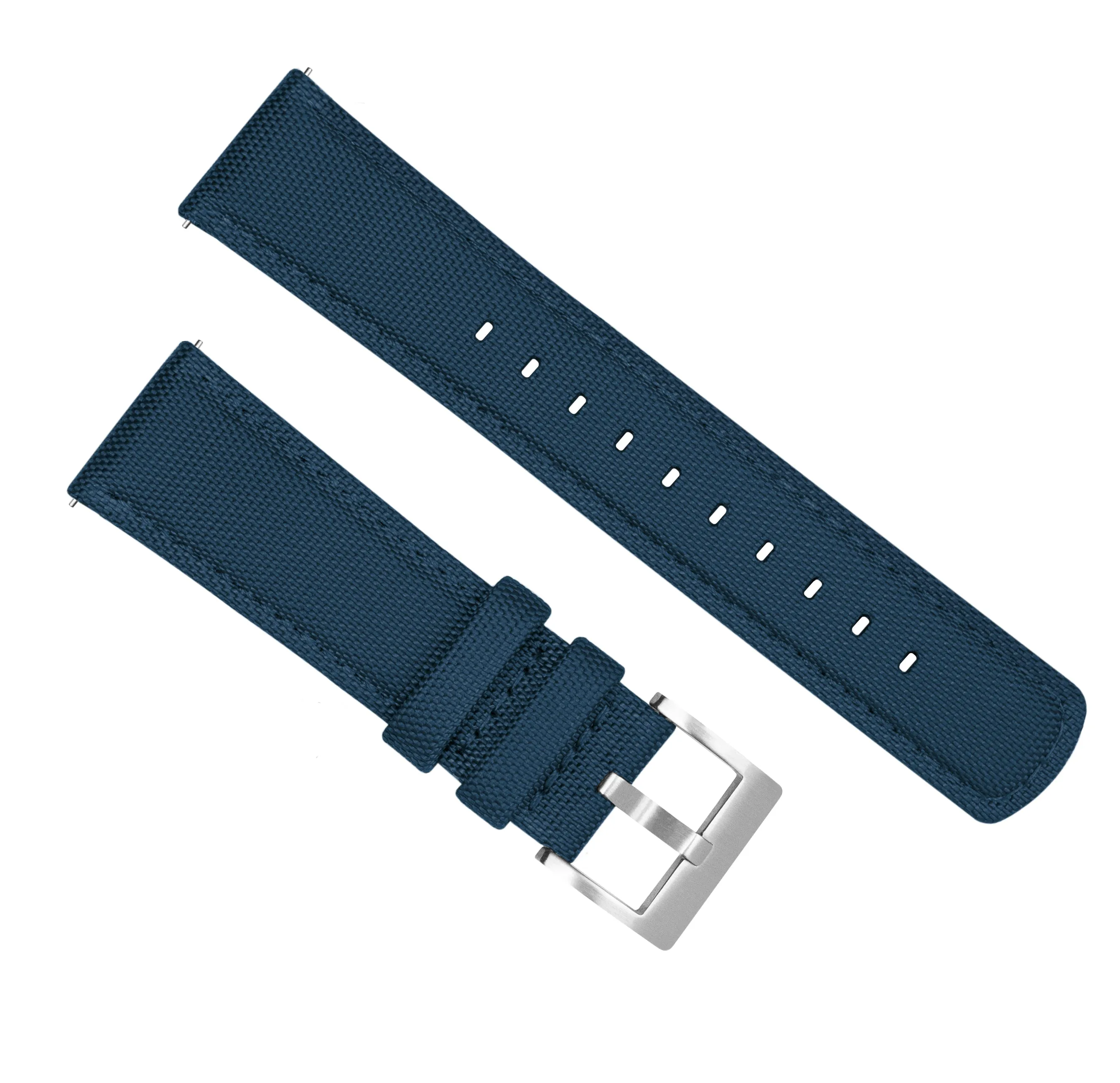 Samsung Galaxy Watch Active 2 Sailcloth Quick Release Navy Blue Watch Band