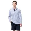 SanSoleil  Mens SolTek Ice Long Sleeve Button Polo - OLD FASHION