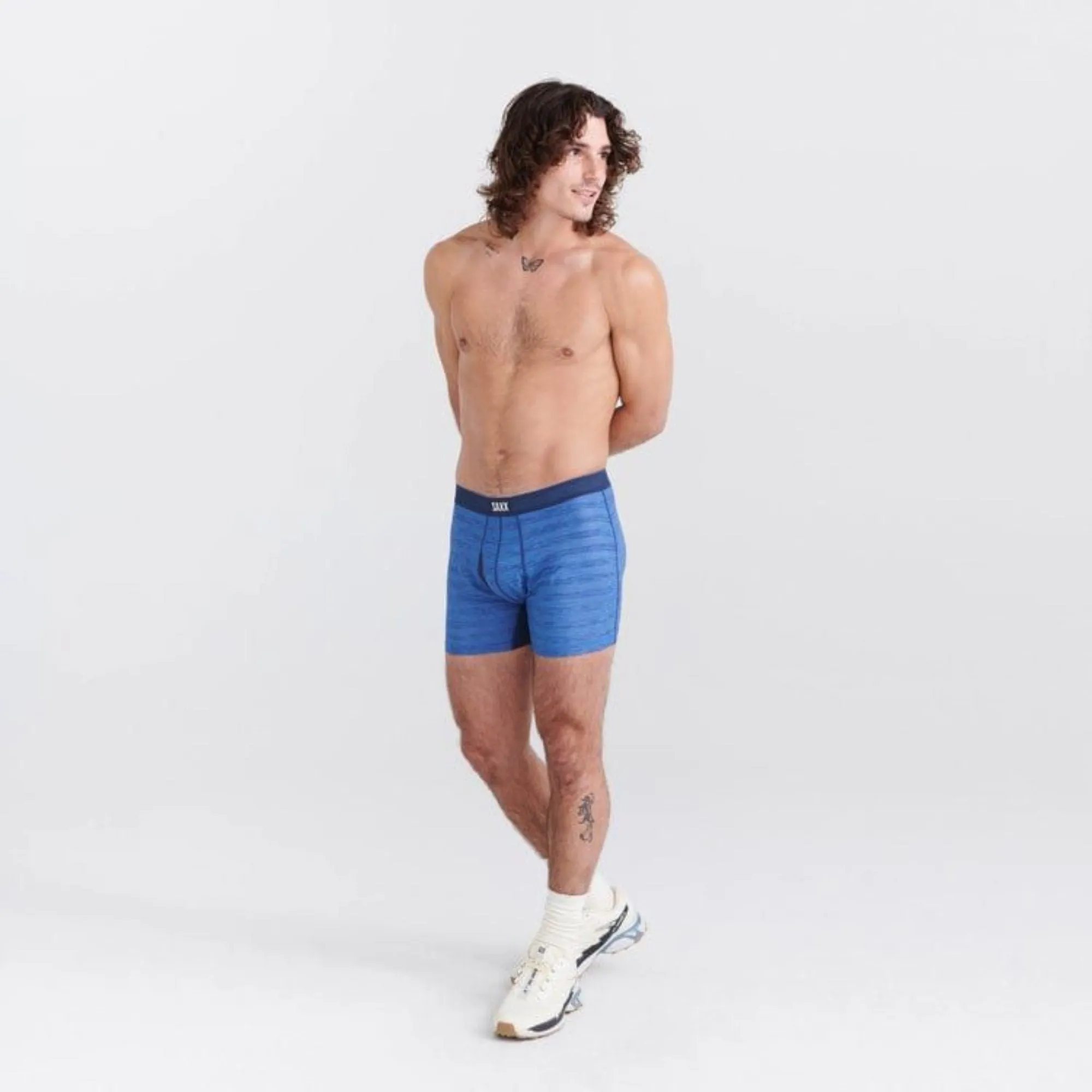 SAXX Mens DropTemp Cooling Mesh Boxer Brief