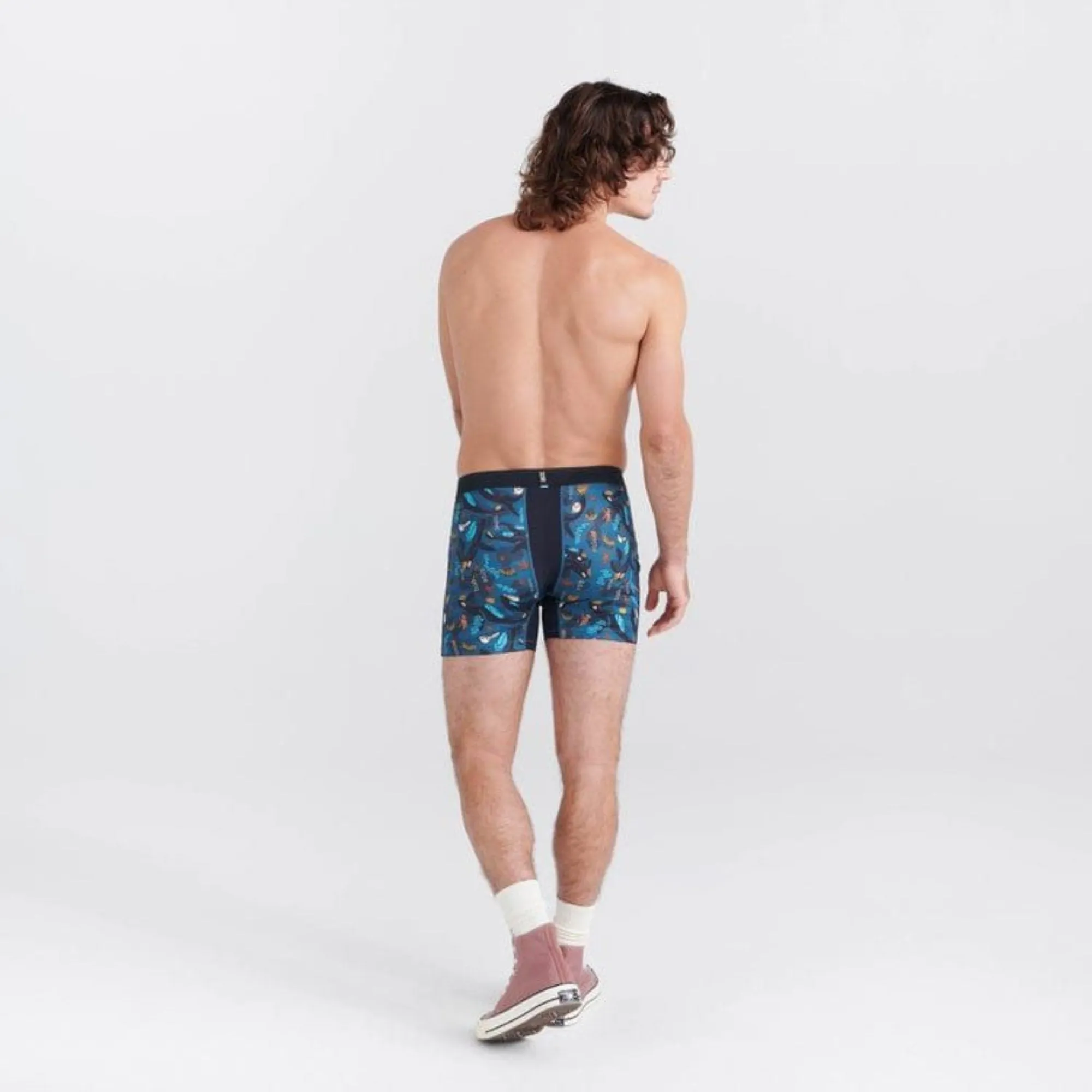 SAXX Mens DropTemp Cooling Mesh Boxer Brief