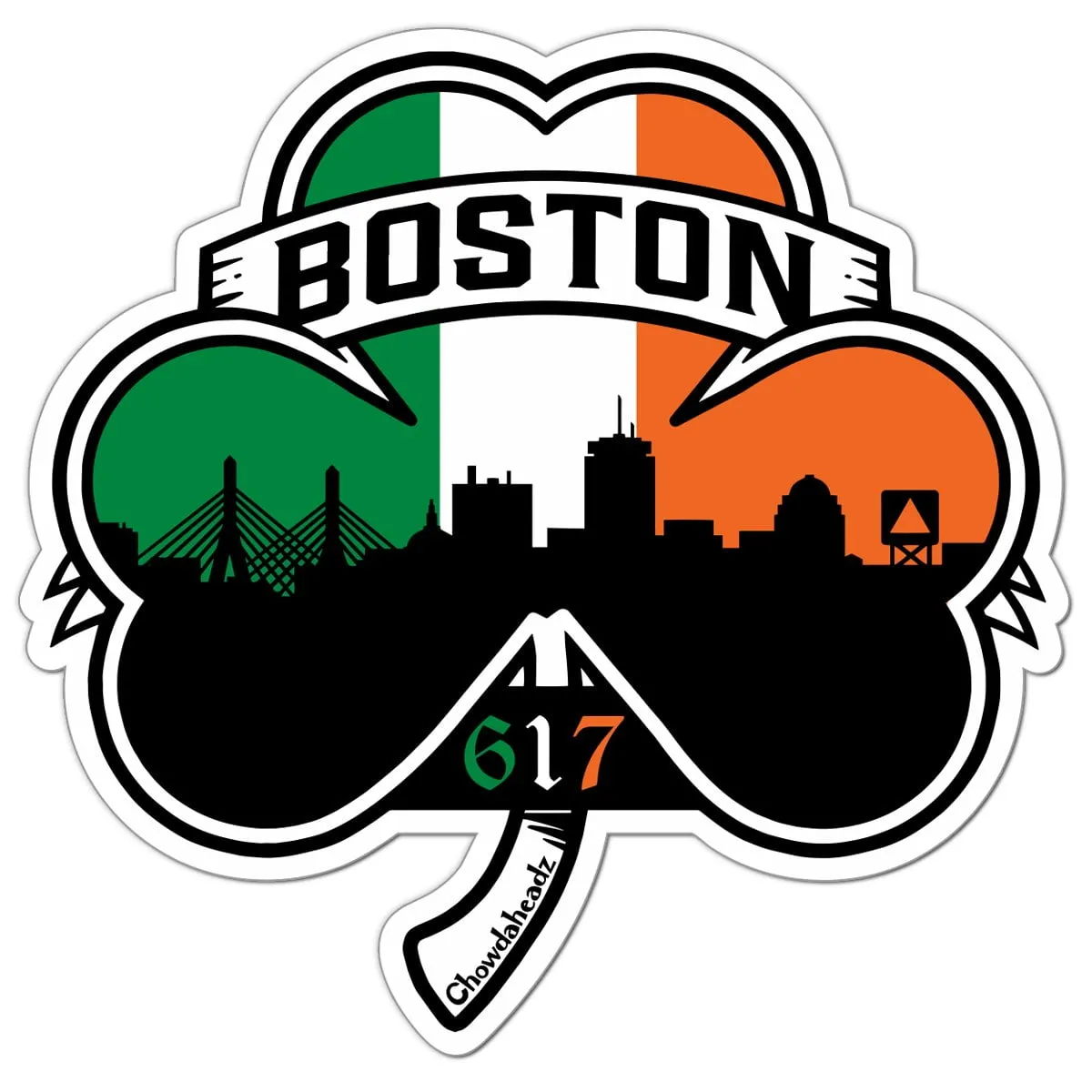 Shamrock Coat Of Arms Sticker