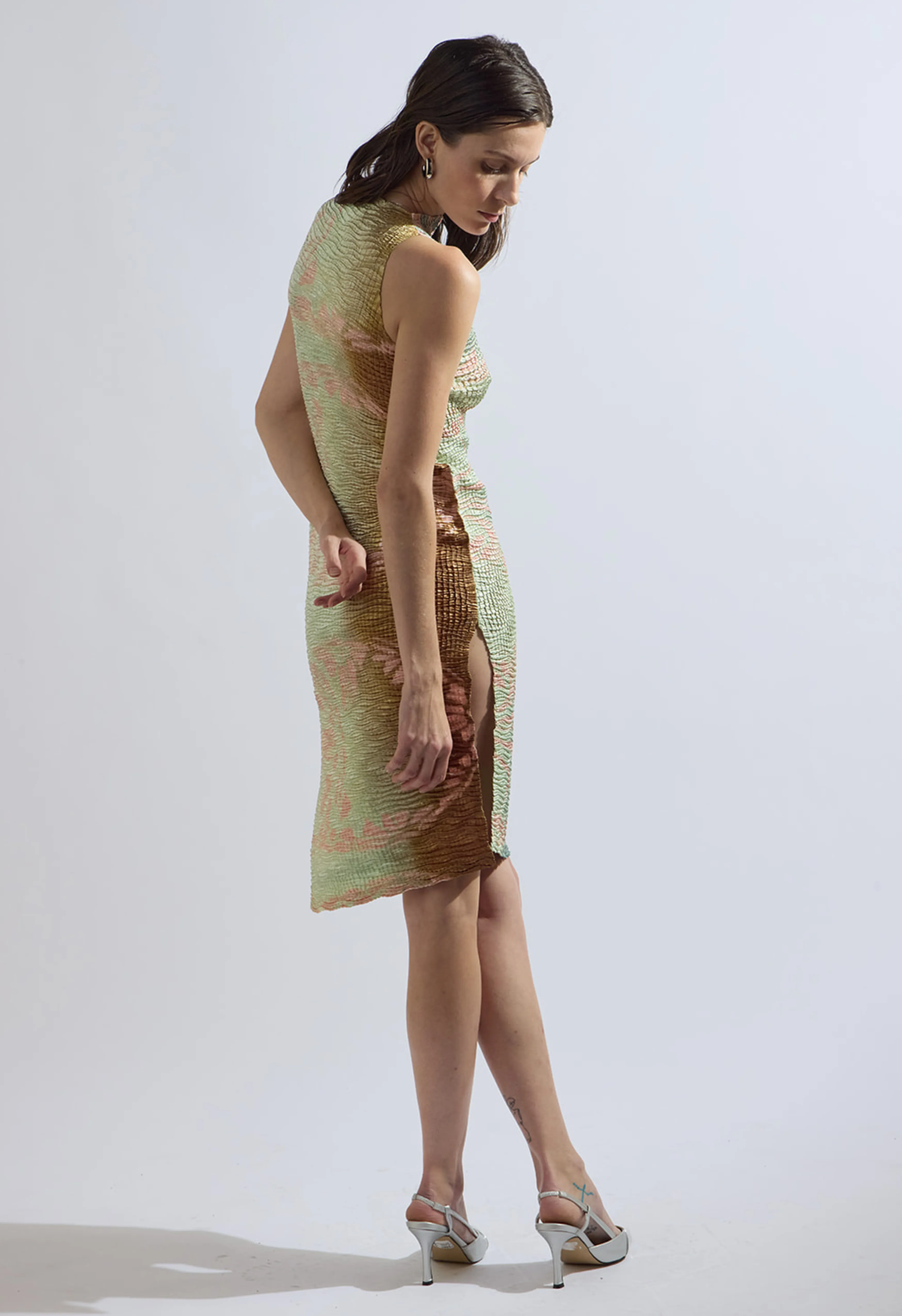 Skin Singlet Dress in Blossom