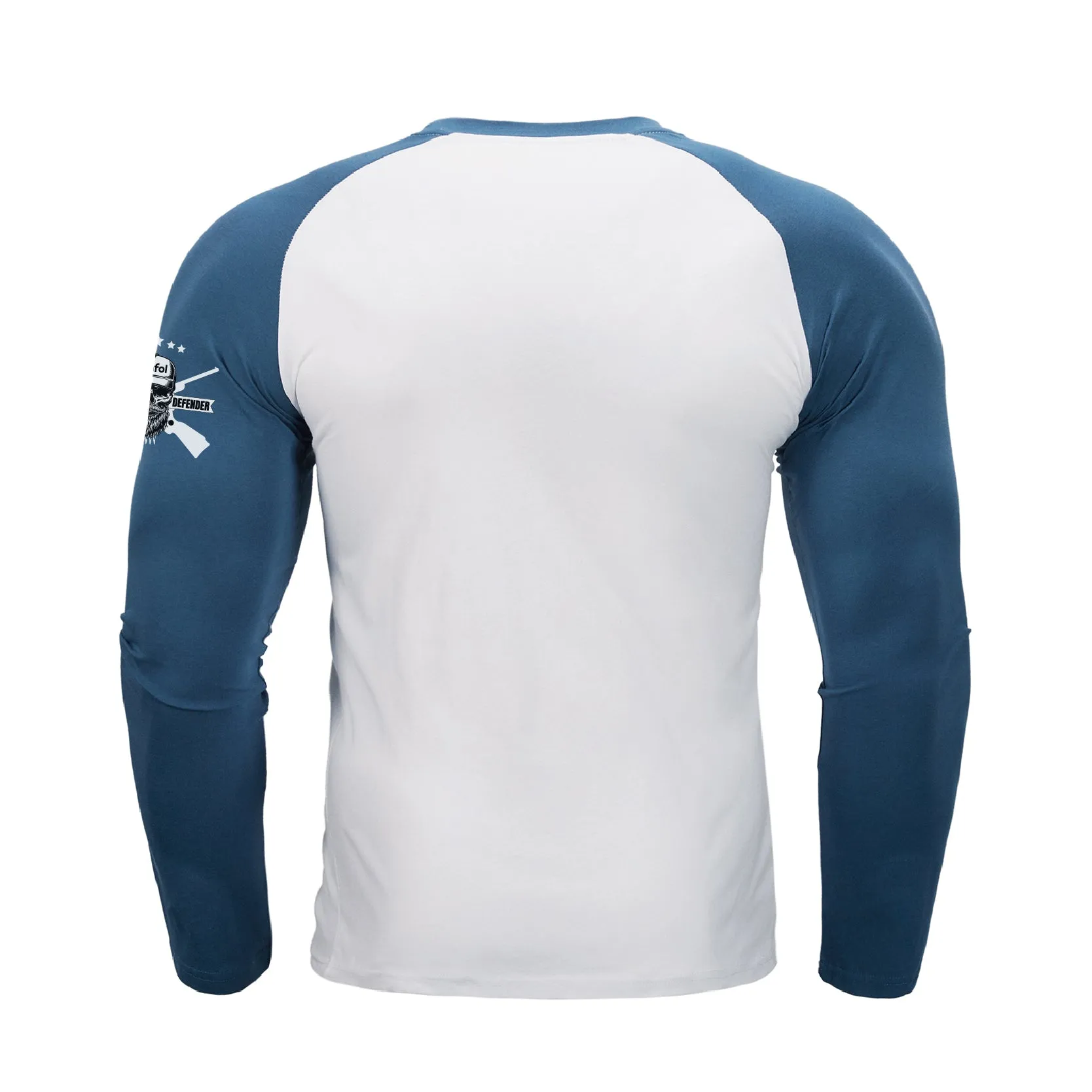 SKULL RAGLAN GRAPHIC LONG SLEEVE T-SHIRT