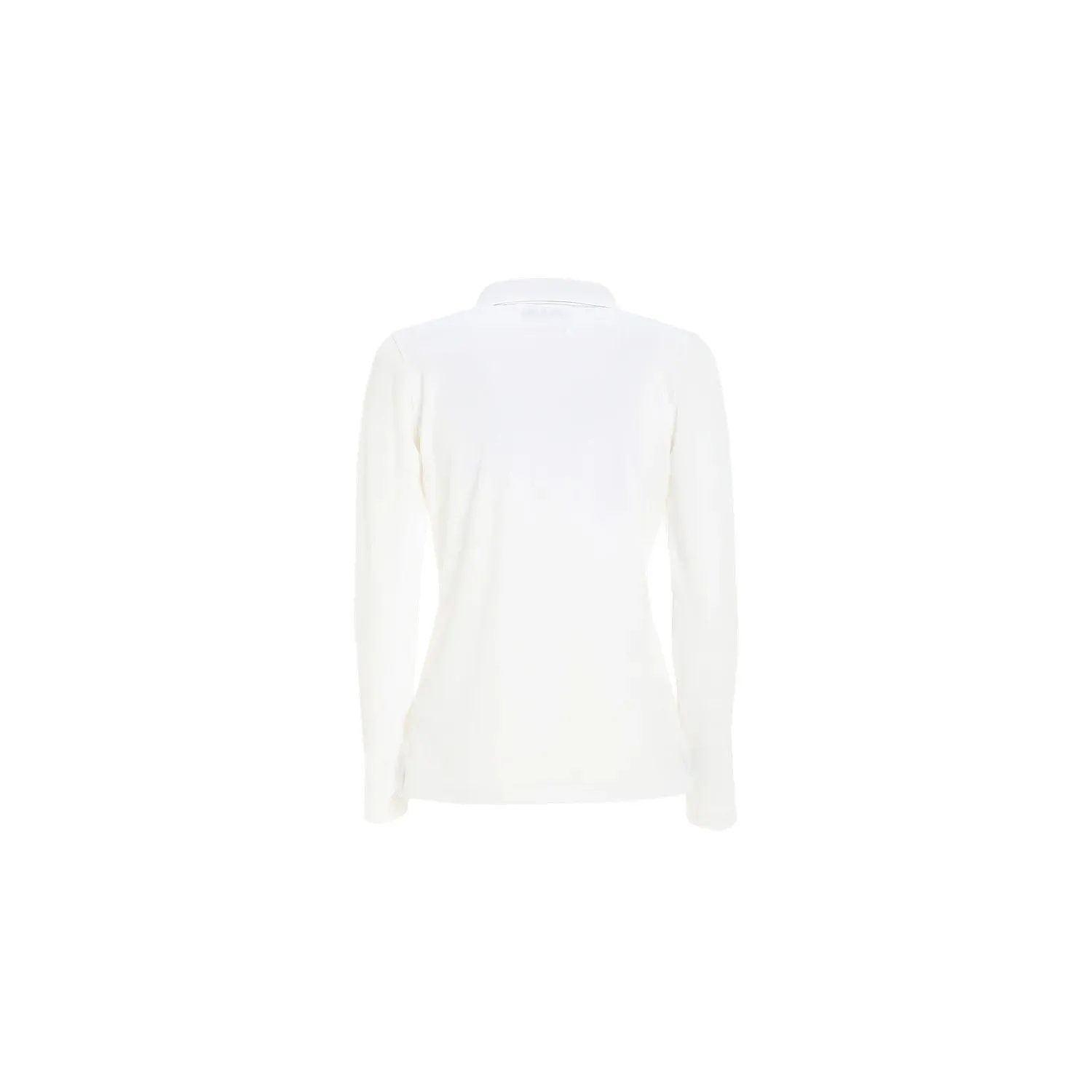 Slam Womens Active LS Techno Pique Polo White