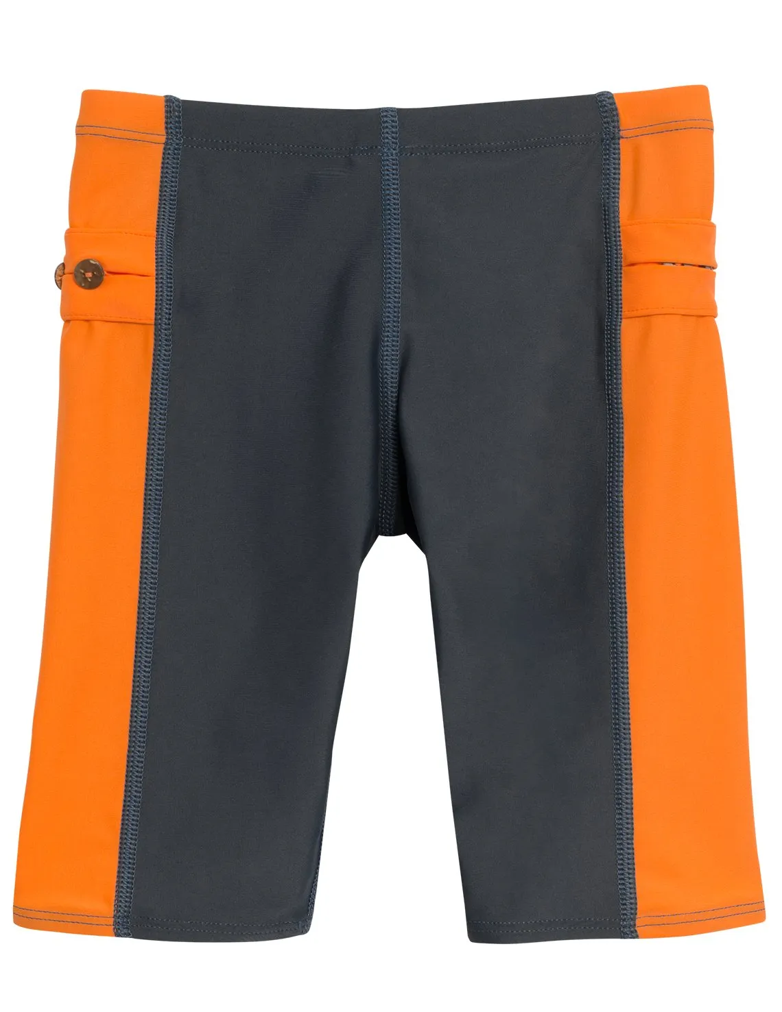 Snorkel Jammer Swim Short - Gray / Orange