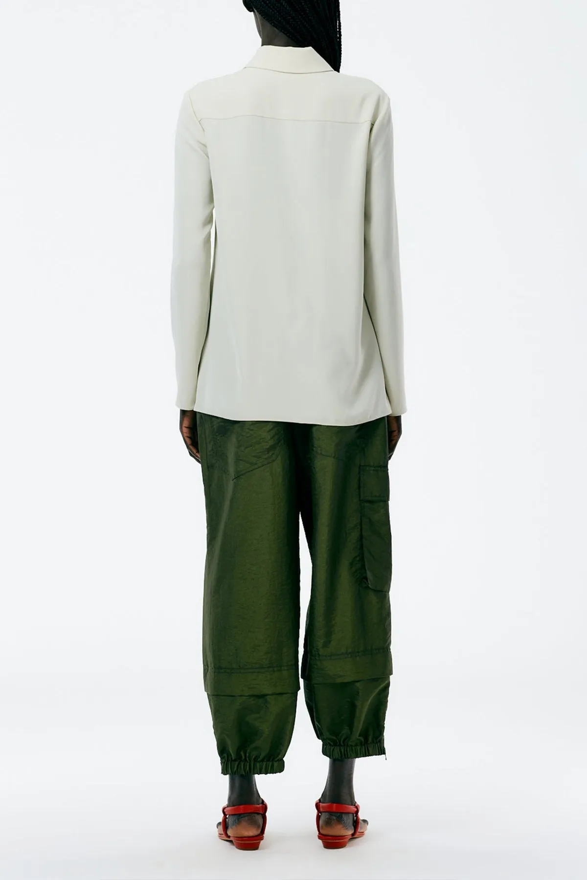 Soft Drape Slim Shirt in Dune