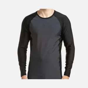 Speedo Endurance 10 Long Sleeve Men's Sun Top -Oxid Grey/Black