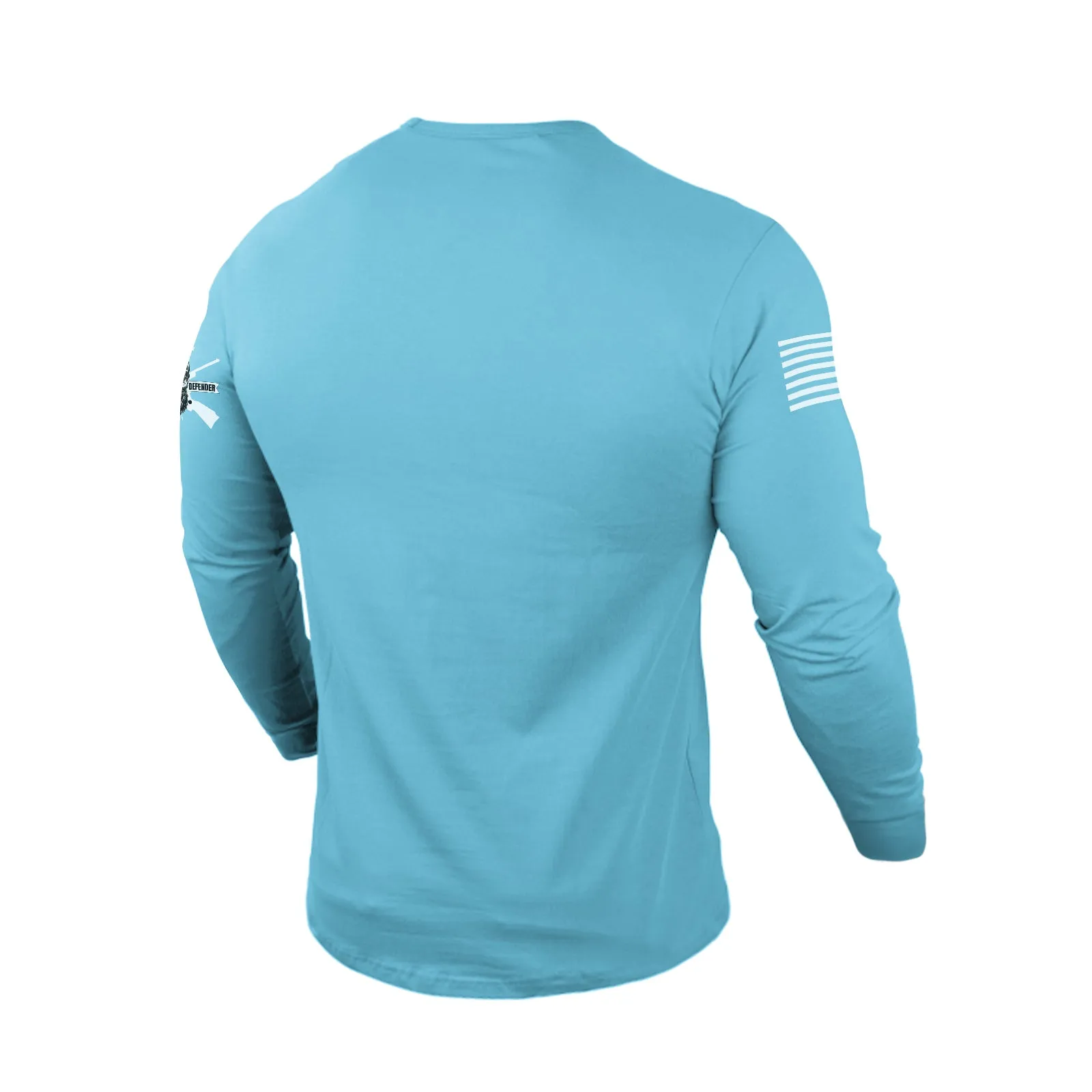 STAND FOR THE USA FLAG 100% COTTON GRAPHIC LONG SLEEVE T-SHIRT