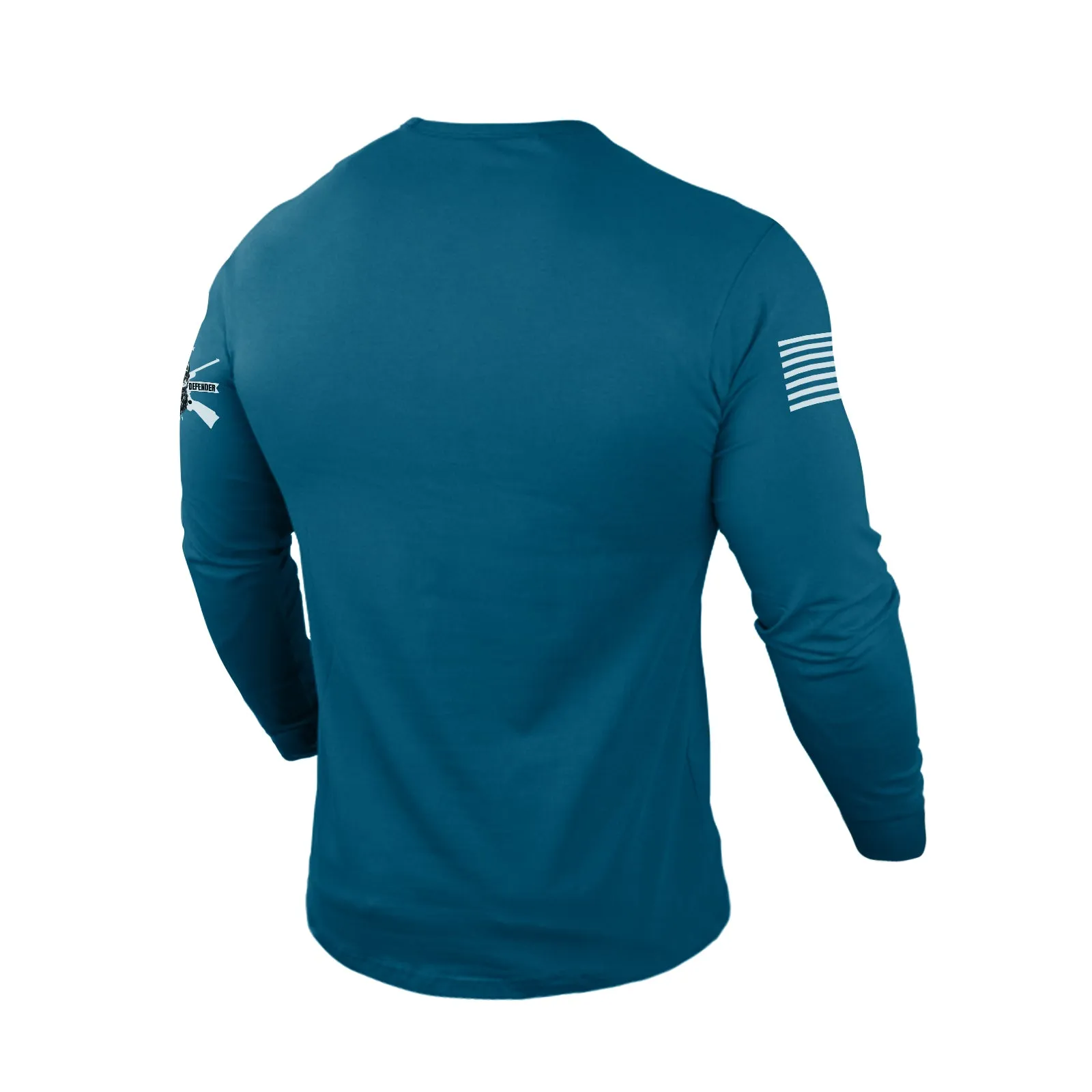 STAND FOR THE USA FLAG 100% COTTON GRAPHIC LONG SLEEVE T-SHIRT
