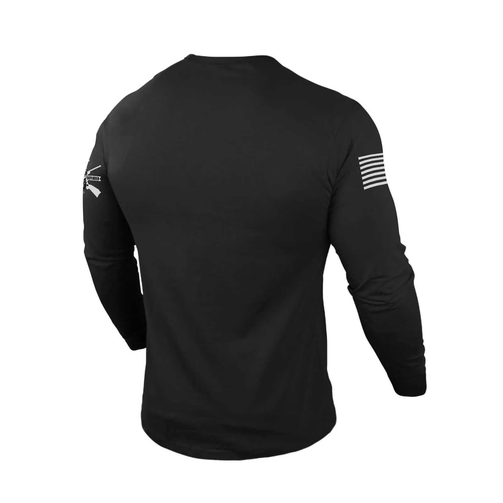 STAND FOR THE USA FLAG 100% COTTON GRAPHIC LONG SLEEVE T-SHIRT