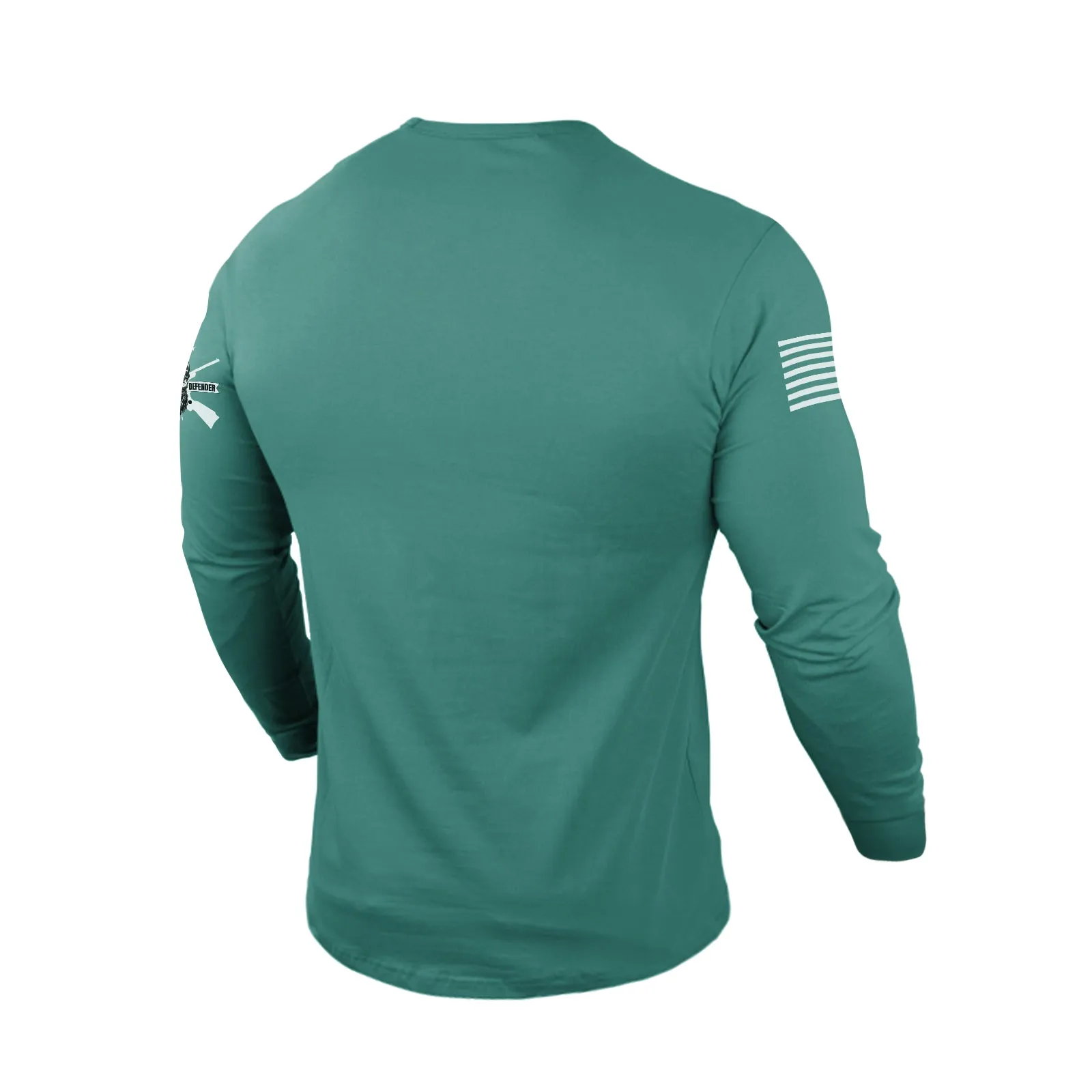 STAND FOR THE USA FLAG 100% COTTON GRAPHIC LONG SLEEVE T-SHIRT