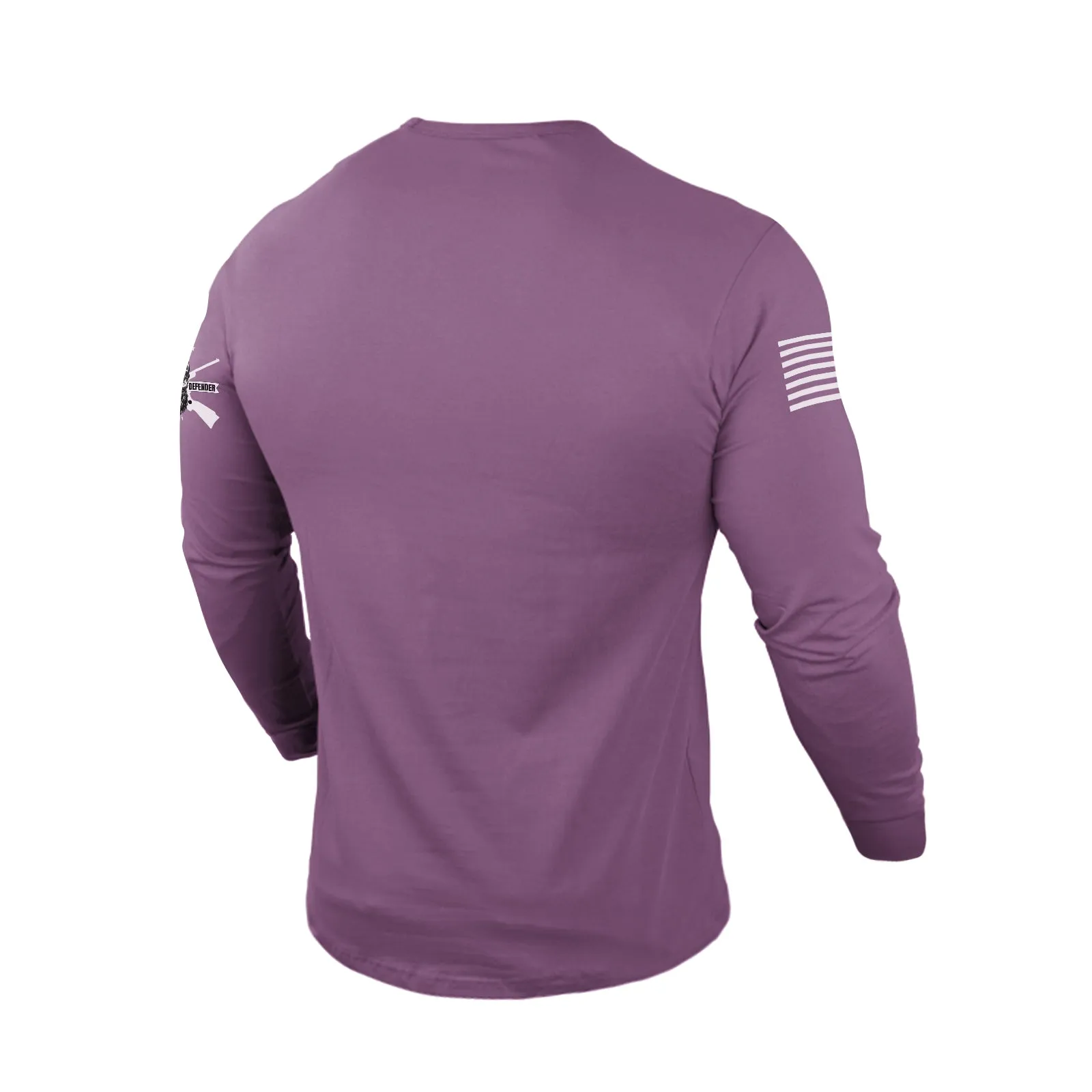 STAND FOR THE USA FLAG 100% COTTON GRAPHIC LONG SLEEVE T-SHIRT