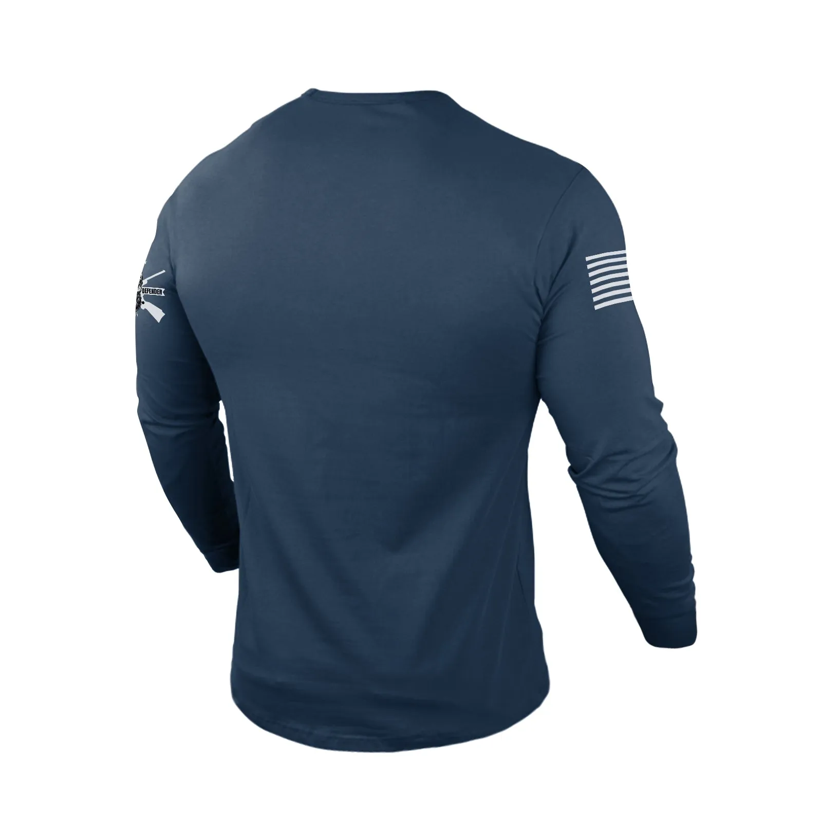 STAND FOR THE USA FLAG 100% COTTON GRAPHIC LONG SLEEVE T-SHIRT
