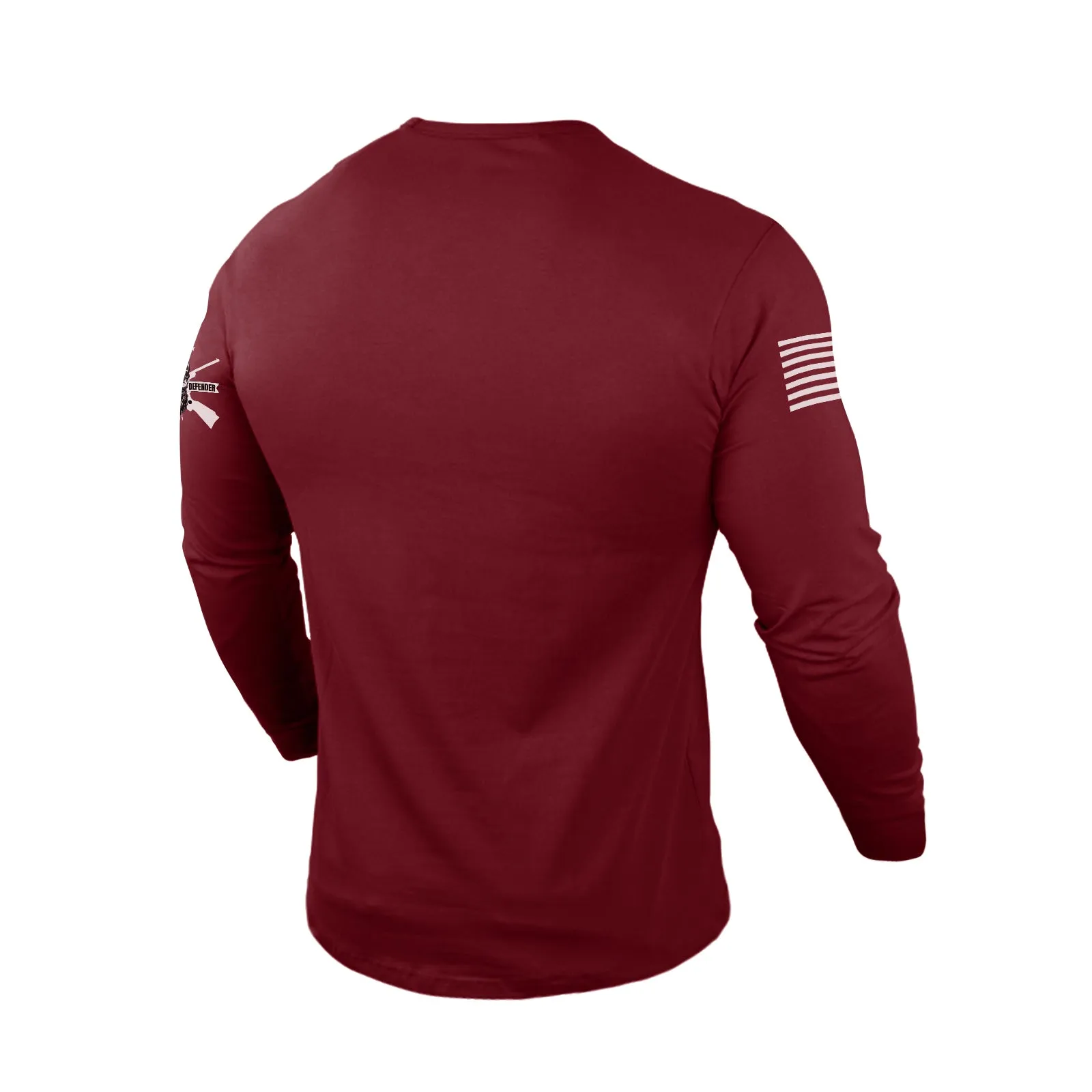 STAND FOR THE USA FLAG 100% COTTON GRAPHIC LONG SLEEVE T-SHIRT