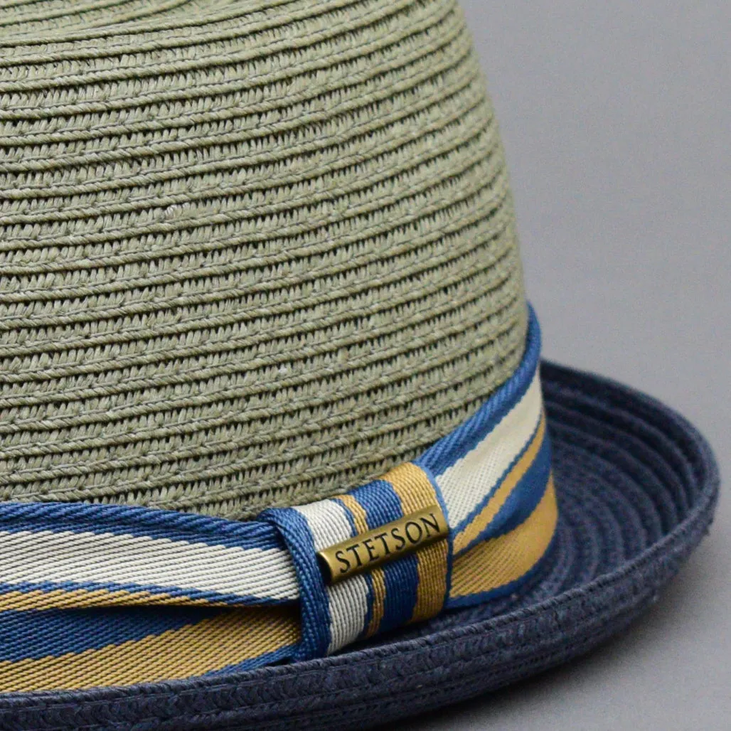 Stetson - Licano Toyo Pork Pie - Straw Hat - Grey