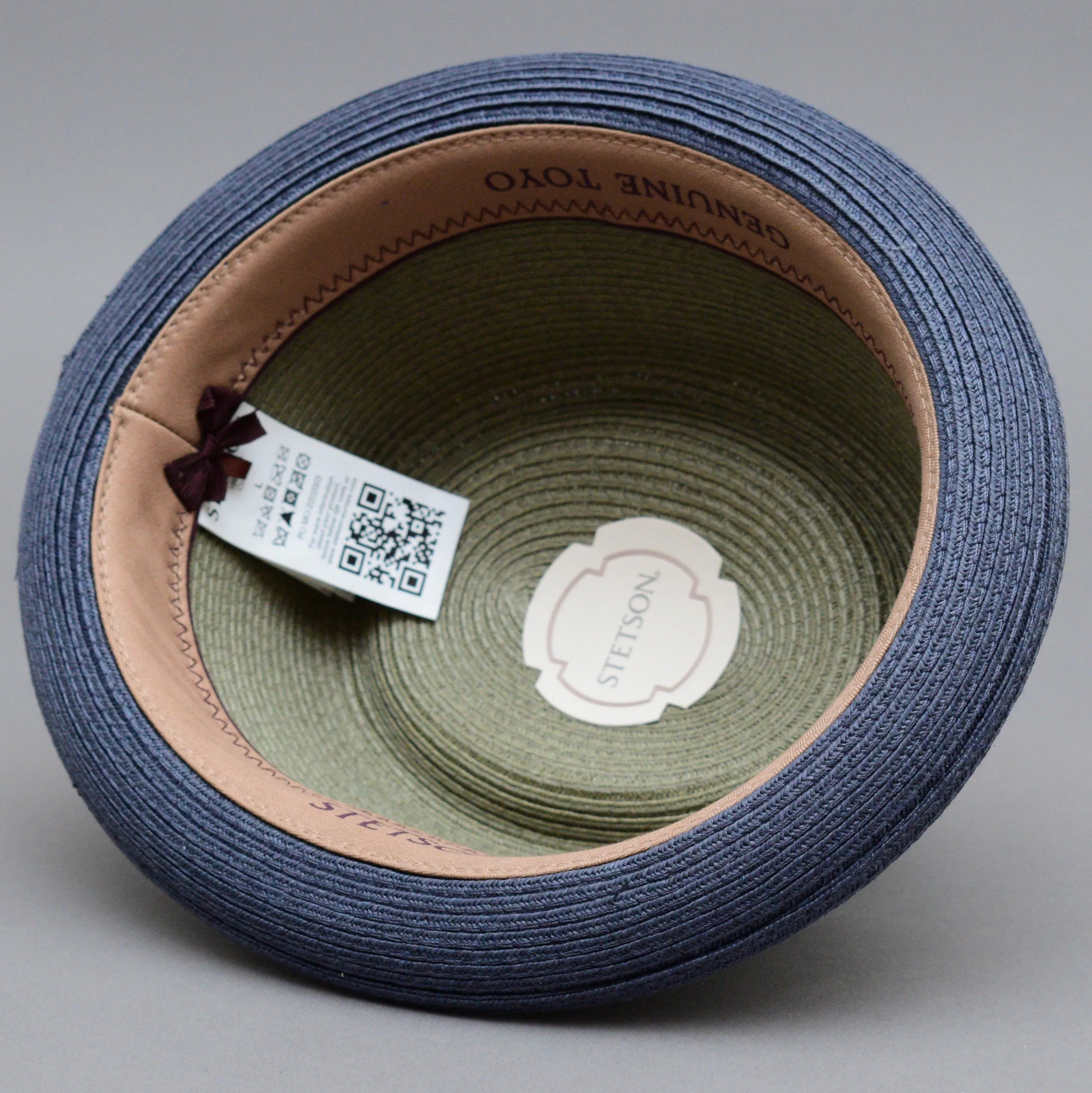 Stetson - Licano Toyo Pork Pie - Straw Hat - Grey