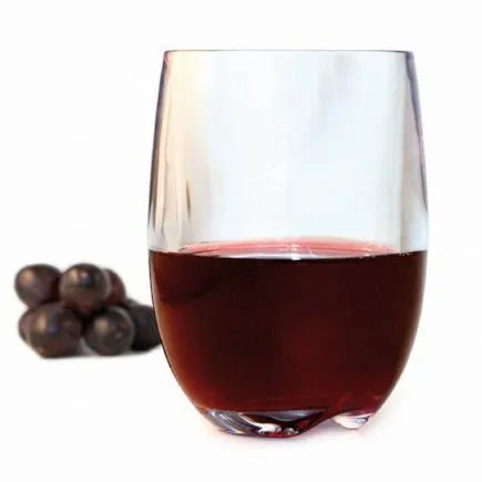 Strahl Engraved Acrylic Wine Glass- Stemless