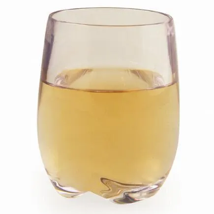 Strahl Engraved Acrylic Wine Glass- Stemless