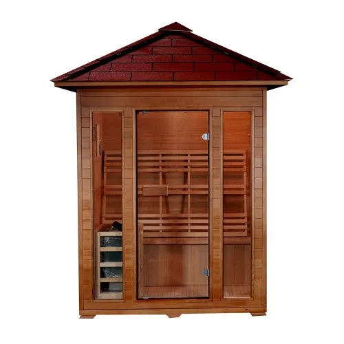 SunRay Waverly 3-Person Outdoor Traditional Sauna HL300D2
