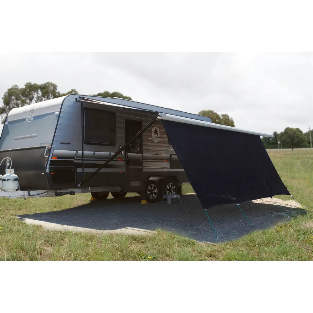 Supex - Long Wall Privacy Screen - Black
