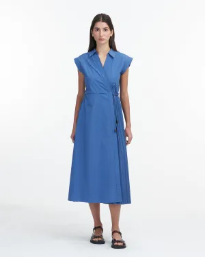TANYA TAYLOR MIDI SHIVON DRESS