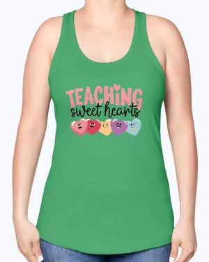 Teaching Sweethearts - Ladies Racerback Tank