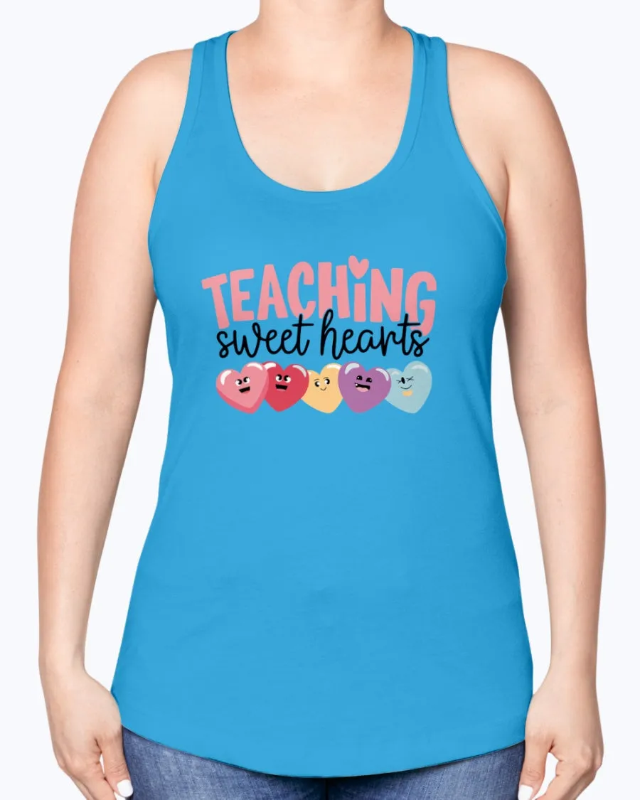 Teaching Sweethearts - Ladies Racerback Tank