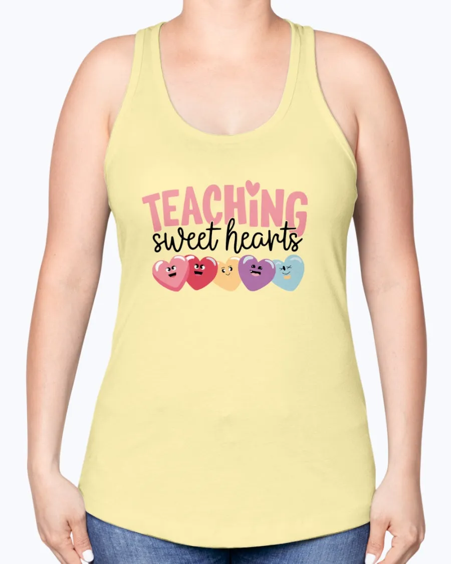 Teaching Sweethearts - Ladies Racerback Tank